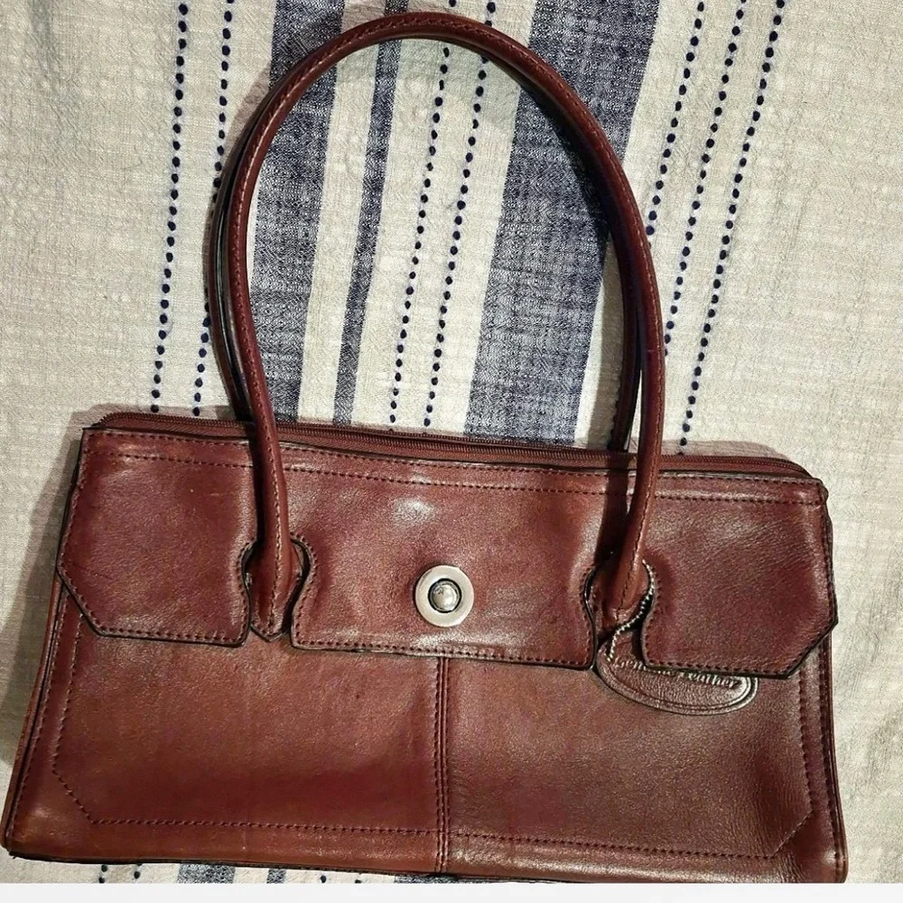 Wilson Leather bag Classic Brown Leather Shoulder dbag - Picture 1 of 7